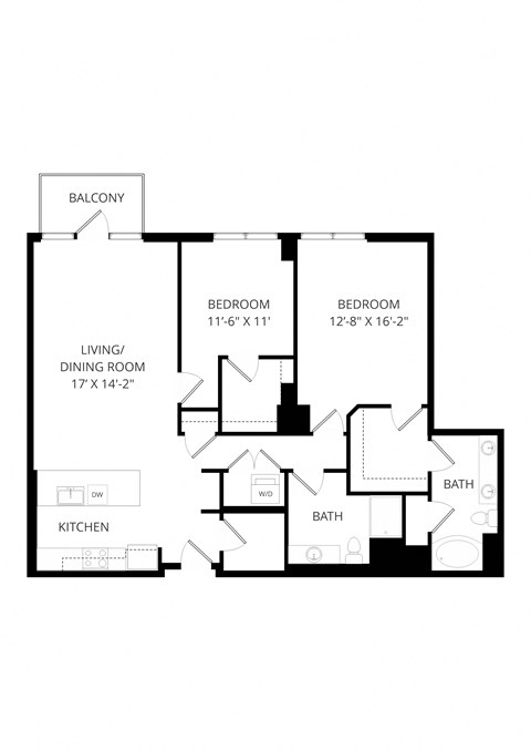 this is the floor plan of the laundry room in the attic of